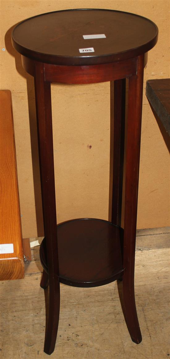 Mahogany jardiniere stand